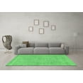thumbnail image 3 of Ahgly Company Indoor Rectangle Abstract Emerald Green Contemporary Area Rugs, 2' x 4', 3 of 4