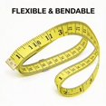 thumbnail image 7 of 60 Inch Tape Measure for Body Sewing Fabric, Double-Sided Retractable Measuring Tape with Inches and Centimeters Soft Flexible PVC Ruler for Tailoring Waist Measurement Home Craft, 7 of 7
