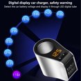 thumbnail image 4 of Car Charger Portable External Charger Cigarette Lighter Adapter Compatible with Samsung Galaxy S9+ S8, More SLIVER, 4 of 8