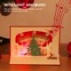 thumbnail image 2 of Música Navideña Y Luz Tarjeta De Felicitación Estéreo 3D Creativa Tarjeta De Felicitación De Árbol De Navidad Para Decoración De Regalo De Navidad Monstrate EL010834-00, 2 of 5