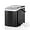 Modern Black, variant on Countertop Ice Maker with Handle, 26lbs/24H Portable Ice Machine, 9 Bullet Ice Cubes Ready in 6 Mins, Self-Cleaning, Quiet Compact Ice Maker for Home, Kitchen, RV, Camping, Black