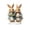 Multicolor, variant on Wooowa Easter Cowboy Bunny Egg Ornament, 2D Acrylic Tabletop Decor, Festive Easter Home & Party Table Decoration Accent