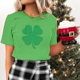 thumbnail image 1 of jovatis Shorts Athlétiques pour Femmes T-Shirt Décontracté pour Femmes à Col Rond Imprimé de la Saint-Patrick à Manches Courtes Haut Décontracté Ample à Manches Courtes Haut à Col Rond, 1 of 7