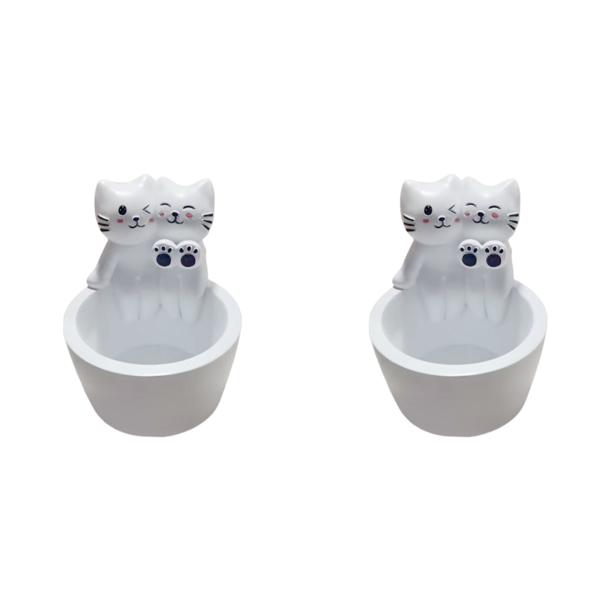 Portavelas Con Patas Que Se Calientan para Gatos Aroma A Dibujos Animados Del