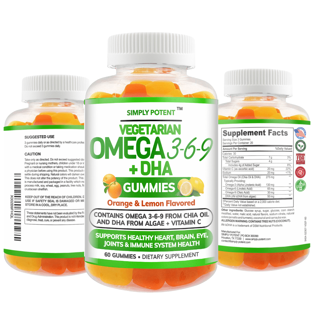 Omega 3 Fish Oil Gummies No Fish No Krill Burpless Vegetarian Omega DHA