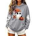 thumbnail image 3 of Falkdiz Halloween Sweatshirts for Women Winter Cute Pocket Pullover Hooded Long Sleeve Casual Graphic Outdoor Womens Hoodies Trendy, 3 of 7