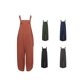 thumbnail image 5 of SAYOO Pantalones holgados para mujeres, pantalones de bolsillo de cuello cuadrado sin mangas SAYOO moda, 5 of 5