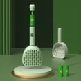 thumbnail image 2 of Pet Litter Scooper Plastic - Puppy Poop Shovel Kitten Litter Scoop with Holder, 2 of 7