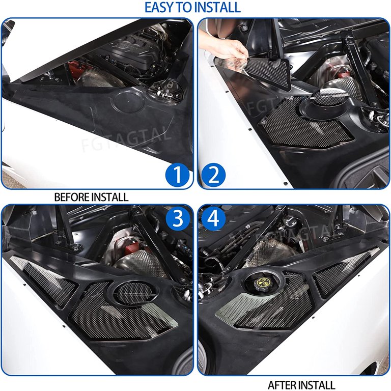 Carbon Fiber Pattern Mirror Caps For Kia Sportage 2023-2026 - ABS Replacement Covers With 3M Adhesive