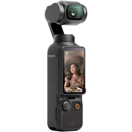 DJI - Osmo Pocket 3 3-Axis Stabilized 4K Handheld Camera with Rotatable Touchscreen - Gray