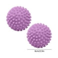 thumbnail image 3 of DAMAI 2 Pcs Reusable Dryer Balls for Laundry, Fabric Softener Alternative for Clothes, Vinyl Drying Balls for Reduce Wrinkles Static Fabric Softener Reduce Drying Time Save on Energy, 3 of 6