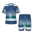 thumbnail image 1 of Balery Christmas Trees Conjunto de Pijama Infantil de Manga Corta con Estampado – Ropa de Dormir de Algodón Suave-XX-Large, 1 of 6