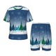 thumbnail image 1 of Balery Christmas Trees Conjunto de Pijama Infantil de Manga Corta con Estampado – Ropa de Dormir de Algodón Suave-XX-Large, 1 of 6