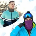 thumbnail image 2 of CJiaWei Fleece Neck Warmer Windproof Winter Neck Gaiter Cold Weather Face For, 2 of 5