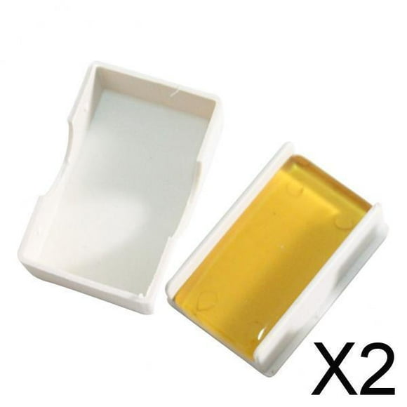 2x Colofonia de Resina de Colofonia de Violín de Bajo Polvo para Violín Piezas de Naranja 2 piezas