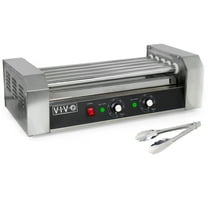 VIVO Electric 12 Hot Dog & Five (5) Roller Grill Cooker Warmer Machine