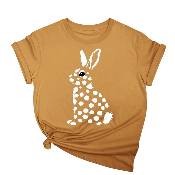 Tops de Cuello Alto para las Mujeres Amante Impreso Camiseta Cuello Redondo Manga Corta, Poliéster Spandex
