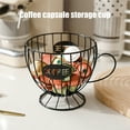 thumbnail image 6 of XYRSRUW Coffee Cup Design & Metal Iron Organizer Shelf, Coffee Pod Storage Basket for Home Café Office - Space-Saving Display Shelf with Gift-Ready Packaging, 6 of 6