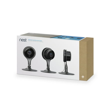 Google Nest Cam Indoor Security Cameras (3-Pack) - (Nest Cam Best Price)