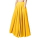 thumbnail image 1 of Falda larga plisada holgada informal para mujer: cintura elástica, color liso, largo maxi para todas las estaciones, tallas S-XXL, 1 of 6