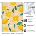 thumbnail image 3 of 2 Pcs Funny Kitchen Towels,Lemon Microfiber Dish Towels,Kitchen Tea Towels,Kitchen Towel Set (18" X 26"), 3 of 3