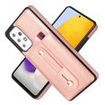 thumbnail image 3 of Dteck for Samsung Galaxy A33 5G Case, PU Leather Adjustable Loop Strap Case with Hidden Cart Slot Shockproof Protective Case for Samsung A33 5G 6.4" 2022 Ladies Women Men, Rosegold, 3 of 8
