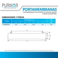 thumbnail image 3 of Portamembranas Purikor Ósmosis Inversa PK-PM80S300-1 Comercial Industrial, 3 of 4