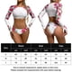 thumbnail image 2 of Conjunto De Bikinis 2pcs/set Bikinis Set Simple Printed Sexy Bikini Set Beach Outfits (Blanco M) Ygjytge para Mujer Blanco T S, 2 of 7