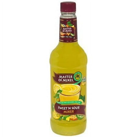 (6 Bottles) Master of Mixes Sweet 'N Sour Mixer, 1 L