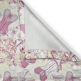thumbnail image 5 of Ambesonne Fashion Grommet Curtain, Vintage and Feminine, 50" x 108", Beige and Pink, 5 of 6