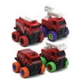 thumbnail image 2 of KYAIGUO 4PCS Kids Baby Car Toys Toddler Engineer Car Toys Alloy Metal Fire Truck Playset Police Vehicle Toys for Age 3+, 2 of 9