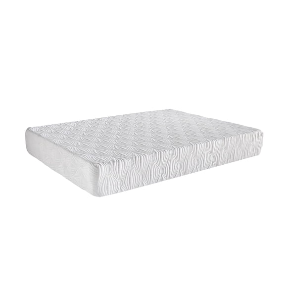 Visco Gel Infused Memory Foam Mattress in a Box,Cool & Relaxed Sleep, High-Density Foam, Extra Firm Support,White