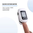 thumbnail image 4 of Oxímetro de Pinza para Dedo, Oxímetro Portátil, Oxímetro Doméstico, Oxímetro Digital con Bluetooth, Oxímetro , Color Negro, 4 of 5