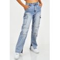 thumbnail image 1 of Jeans cargo Wide Leg Balam /Juvenil, 6404 (Medio) azul 11, 1 of 6