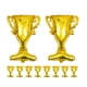 thumbnail image 1 of 10 globos de aluminio con forma de trofeo dorado para ceremonia de graduación y cumpleaños., 1 of 6
