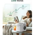 thumbnail image 5 of ecozy Portable Countertop Ice Maker - 9 Ice Cubes in 6 Minutes, 26 lbs Daily Output, Self-Cleaning with Ice Bags, Scoop, and Basket for Kitchen, Office, Bar, Party - White, 5 of 10