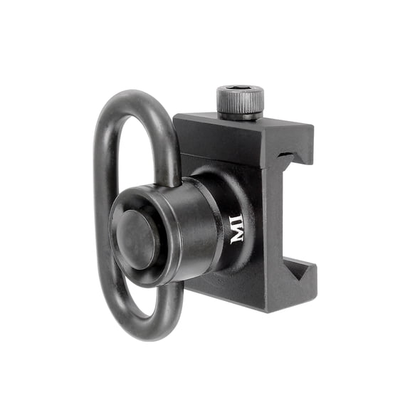 Midwest Industries Heavy Duty Quick Detach Front Sling Adapter, Black -