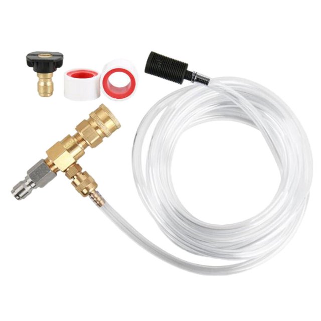 de Boquilla de Inyector Químico de Jabón Ajustable de ón, de 5 Enchufe de 3/8 Macarena Boquilla de jabón ajustable