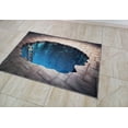 thumbnail image 4 of 3D Huge Crack in living room Rug 3x5 ft = 95x155 cm Washable Rug, 4 of 5