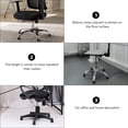 thumbnail image 3 of Pawsdot 10Pcs Black Office Chair Stopper Furniture Leg Plugs for Floor Protection and Noise Reduction, 3 of 8