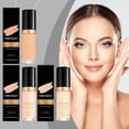 thumbnail image 3 of Super Coverage Concealer Long Concealer Sponge Washer Eye Brightener Stick Highlighter Lasting Oil- Formula Full Light Stick Makeup Sponge Coverage and Hydrating Liquid Highlight Stick, 3 of 3