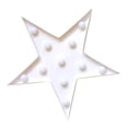thumbnail image 3 of FELTECHELECTR White Star Shaped LED Lamp Suitable for Table Or Wall Decoration in Home and Cafe, 3 of 8