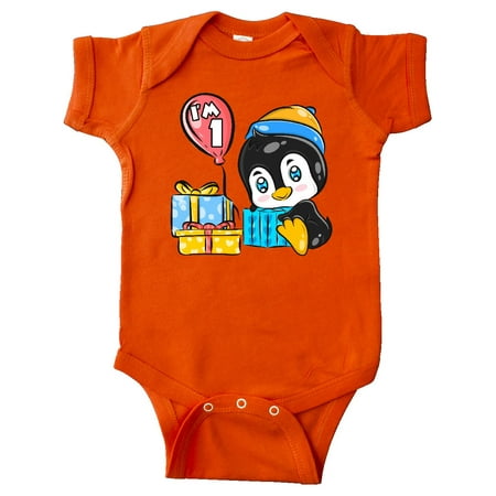 

Inktastic Penguin 1st Birthday Gift Baby Boy or Baby Girl Bodysuit