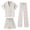 Grey, variant on REDARER Girls' Soft Knit Pajama Set, Short Sleeve Button-Down Top & Shorts Loungewear for Kids,10-11 Years