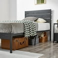 thumbnail image 4 of VECELO 3-piece Bedroom Set Include Twin Bed Frame with 2 Nightstands, Black, 4 of 7