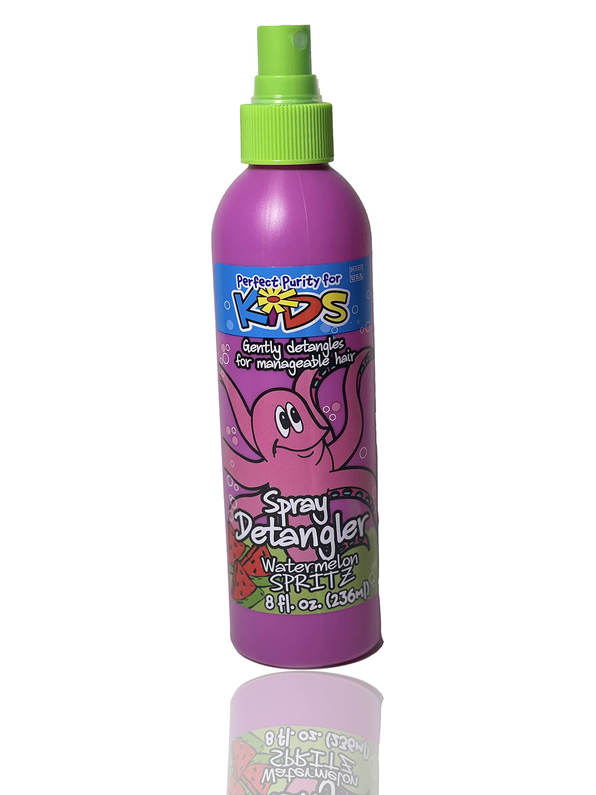 Perfect Purity for Kids Kids Spray Detangler Watermelon Spritz, 8 Fl Oz