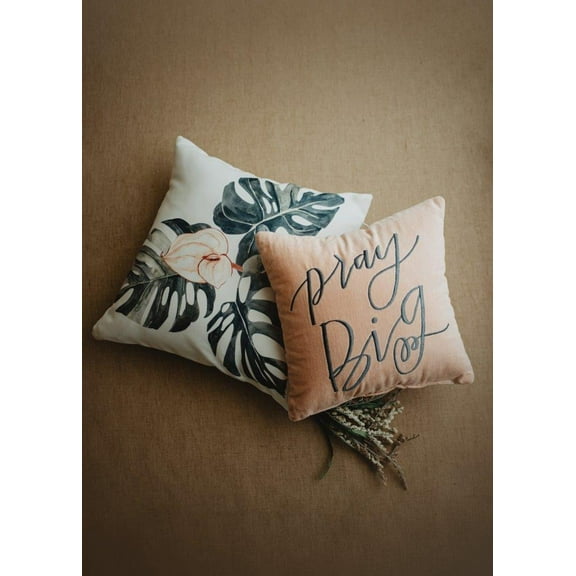 Mudcloth Pillow Covers | Pray Big Velvet | Throw Pillow | Modern Home Decor | Mudcloth Pillow | Luxury Decor | Elegant Luxury Decor