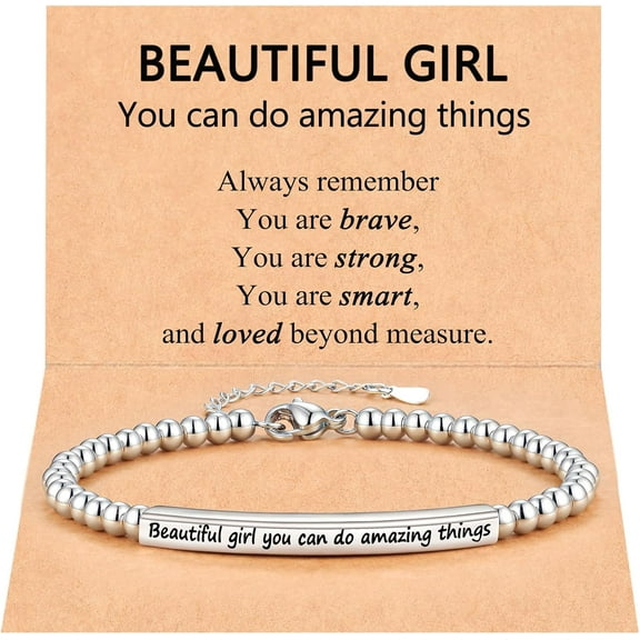 You Can Do Amazing Things – Inspirational Bracelet Birthday Christmas Gifts for Women