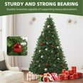 thumbnail image 4 of Uforic 6ft Spruce Artificial Christmas Tree with 880 Branch Tips & Foldable Base, Green, 4 of 9