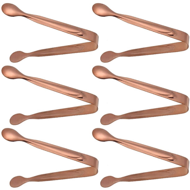 Pinzas para hielo, pinzas para servir de acero inoxidable, pinzas para parrilla, pinzas para cocina, pinzas para azúcar, abrazadera para galletas de comida para fiesta, hogar WD.WDQZL Hogar